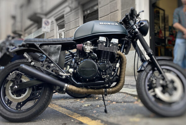honda cb cafè racer, lato